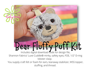 Bear Fluffy Puff Kit