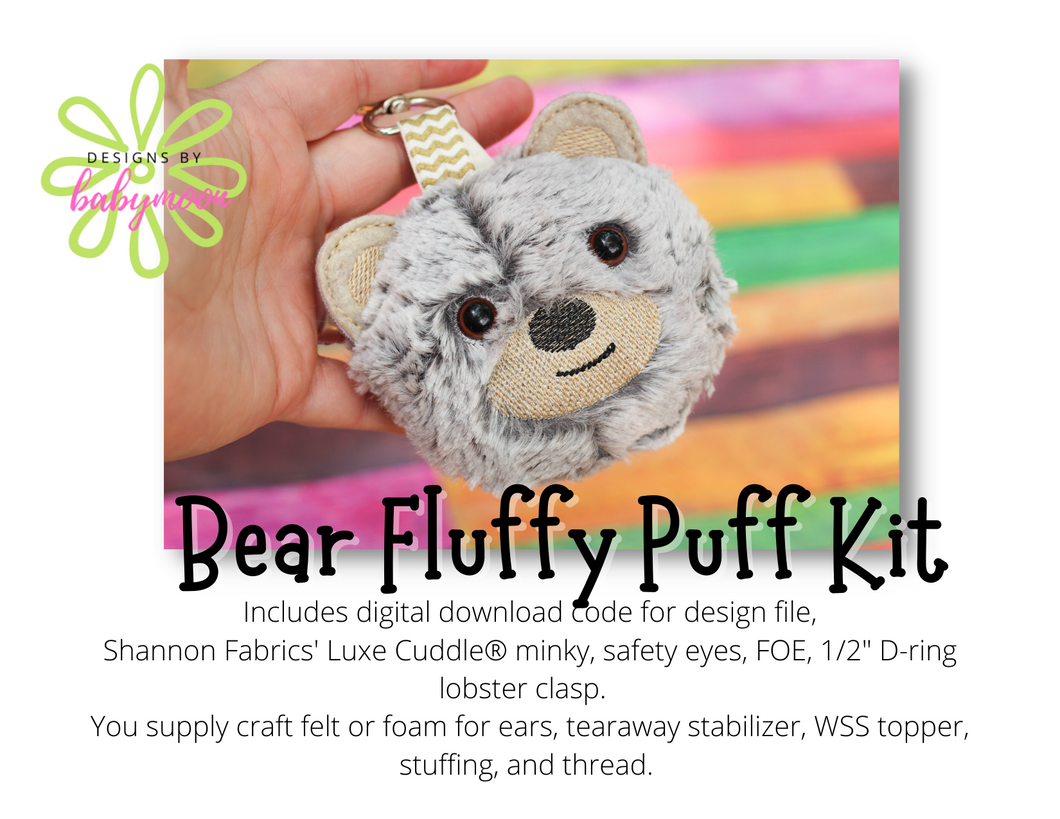 Bear Fluffy Puff Kit