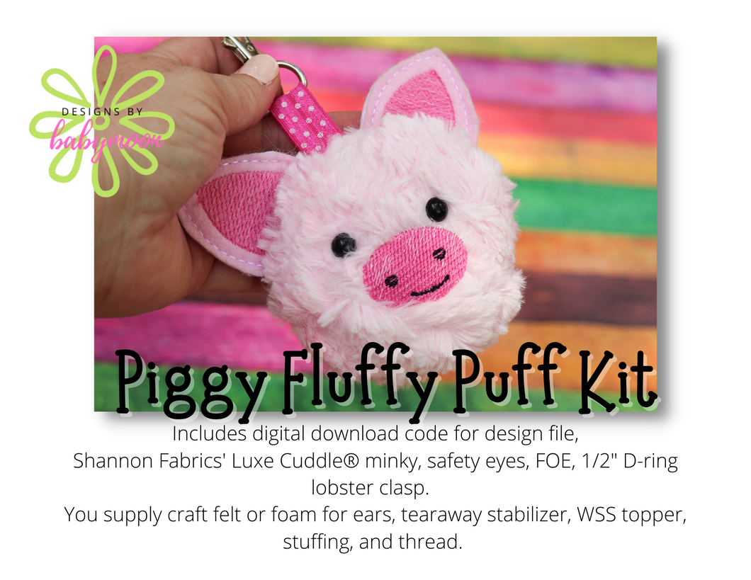 Piggy Fluffy Puff Kit