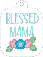 Blessed Mama Tag 5x7 et 4x4 In The Hoop (ITH) Motif de broderie