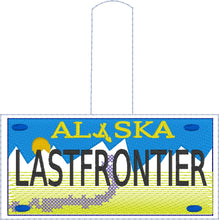 Alaska Plate Embroidery Snap Tab