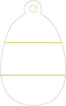 BLANK Egg Applique Ornament for 4x4 hoops