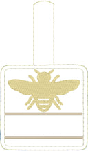Bee Personalized Tag for 4x4 hoops