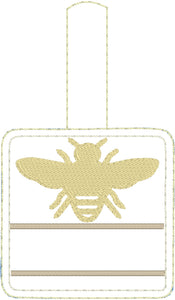 Bee Personalized Tag for 4x4 hoops