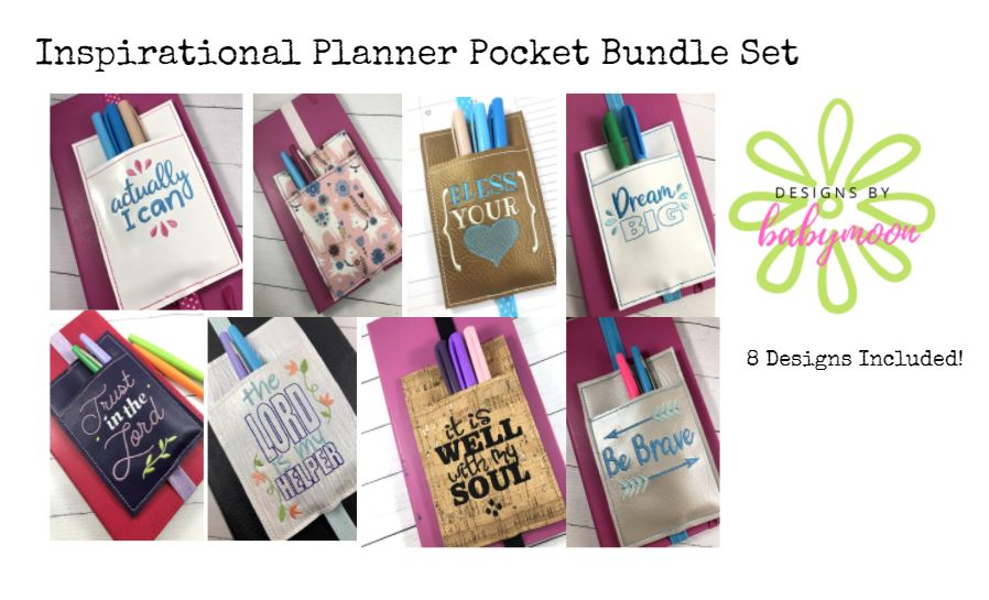 Inspirational Planner Pocket BUNDLE Design Set