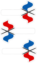 Color Guard Flags Snap Tab 4x4 and 5x7