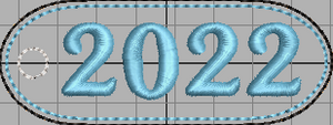 2022 Étiquette à œillets 4x4 Simple