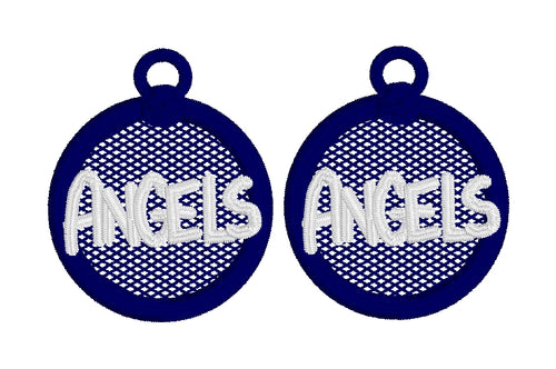 ANGELS FSL Earrings - In the Hoop Freestanding Lace Earrings