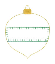 2022 or BLANK Applique Ornament for 4x4 hoops
