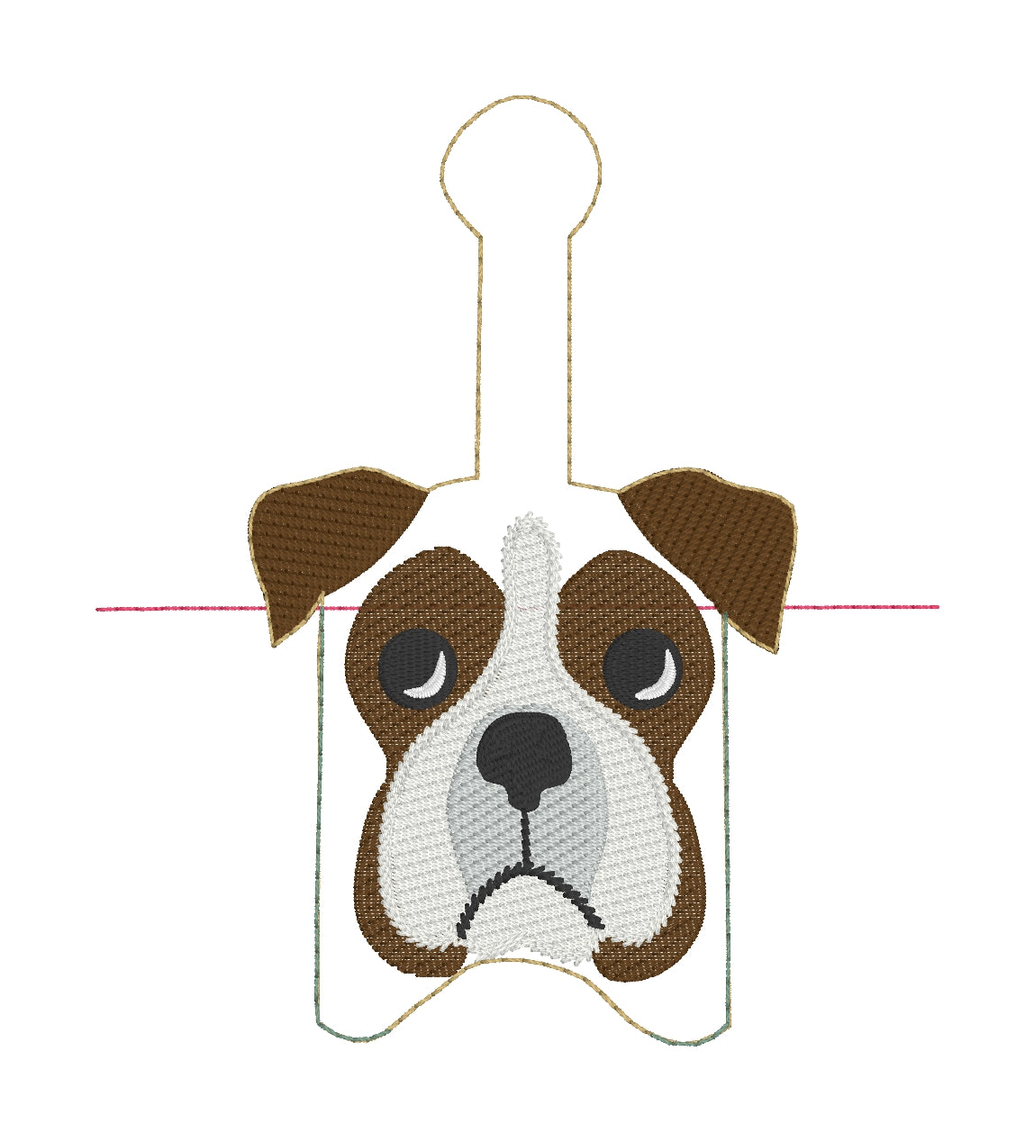 Dog Puppy Face Hand Sanitizer Holder Snap Tab Version In the Hoop Embr –  Designs By Babymoon