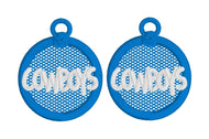 COWBOYS FSL Earrings - In the Hoop Freestanding Lace Earrings