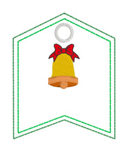 Christmas Bell Flag Tag - Personalizable Tag