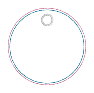 Blanks Bundle of Basic Circle and Rounded Square Tags -Monogram and Personalize for 4x4 Hoops