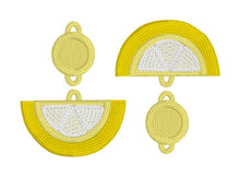 Boucles d’oreilles Citrus FSL Fringe - Boucles d’oreilles en dentelle autoportantes In the Hoop