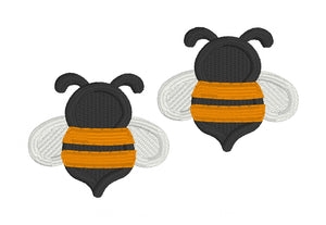FSL Bee Earrings - In the Hoop Freestanding Lace Earrings