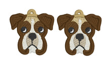 Boxer FSL Earrings - In the Hoop Freestanding Lace Earrings