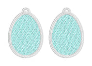 Blank Egg FSL Earrings - In the Hoop Freestanding Lace Earrings