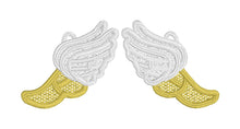 Boucles d'oreilles Flying Track Shoes FSL - Boucles d'oreilles en dentelle autoportantes In the Hoop