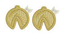 Fortune Cookies FSL Earrings - In the Hoop Freestanding Lace Earrings