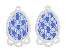 Hearts Cascarone Eggs FSL Earrings - In the Hoop Freestanding Lace Earrings