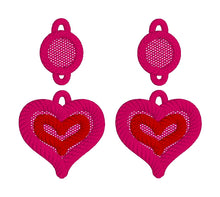 FSL Heartthrob Earrings-  In the Hoop Freestanding Lace Earrings