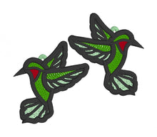 Hummingbird FSL Earrings - In the Hoop Freestanding Lace Earrings