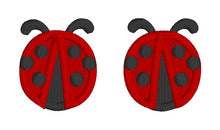 Boucles d’oreilles FSL Ladybug - Boucles d’oreilles en dentelle autoportantes In the Hoop