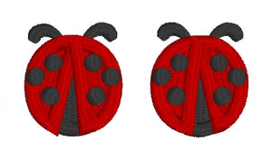 FSL Ladybug Earrings - In the Hoop Freestanding Lace Earrings