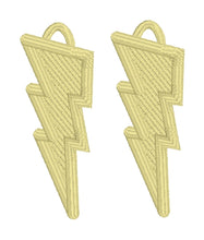 Lightning FSL Earrings - In the Hoop Freestanding Lace Earrings