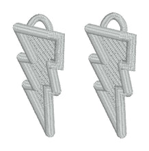 Lightning FSL Earrings - In the Hoop Freestanding Lace Earrings