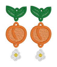 Boucles d’oreilles Peachy Dangles FSL - Boucles d’oreilles en dentelle autoportantes In the Hoop