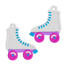 Roller Skate FSL Earrings - In the Hoop Freestanding Lace Earrings