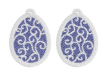 Swirl Egg FSL Earrings - In the Hoop Freestanding Lace Earrings
