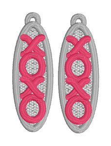 FSL XOXO Earrings -Two Styles -  In the Hoop Freestanding Lace Earrings