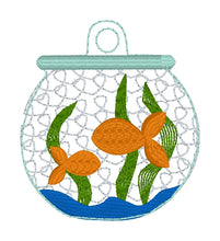 Fishbowl Charm Tag for Clear Vinyl