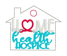 Home Health Hospice Eyelet Tag Charm for 4x4 hoops