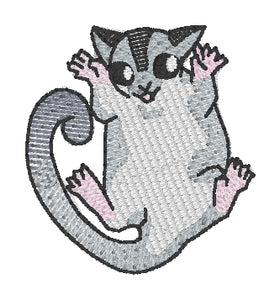 Motif de broderie Sugar Glider 1,5 pouces