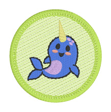 Narwhal Patch embroidery design