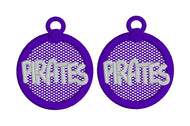 Boucles d’oreilles PIRATES FSL - Boucles d’oreilles en dentelle autoportantes In the Hoop