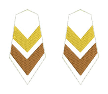 Road Trip Earrings embroidery design - 2 Files Sizes included