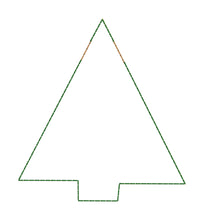 Simple Tree Banner Feltie tamaño 4x4 y 5x7 