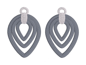 Snake Loops FSL Earrings - In the Hoop Freestanding Lace Earrings