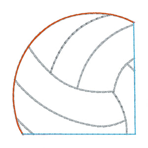Volleyball Corner Bookmark Design