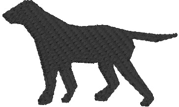 Diseño de bordado de mini perro