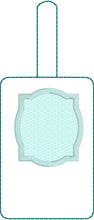 Déco Applique BLANK Double Face Étiquette de bagage Design pour cerceaux 5x7