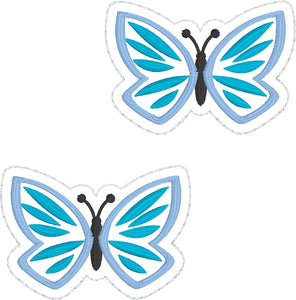 Primavera Butterfly Feltie embroidery design