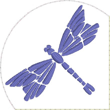 Diseño de marcapáginas de esquina de libélula