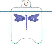 Dragonfly Hand Sanitizer Holder Case BUNDLE SET Snap Tab et Eyelet Versions pour les tailles de 1 et 2 onces