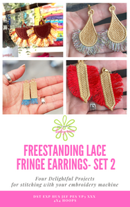 Fringe FSL Earring Bundle Set 2- Quatre modèles