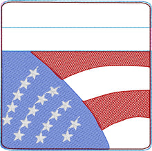 Pochette zippée drapeau américain 4x4